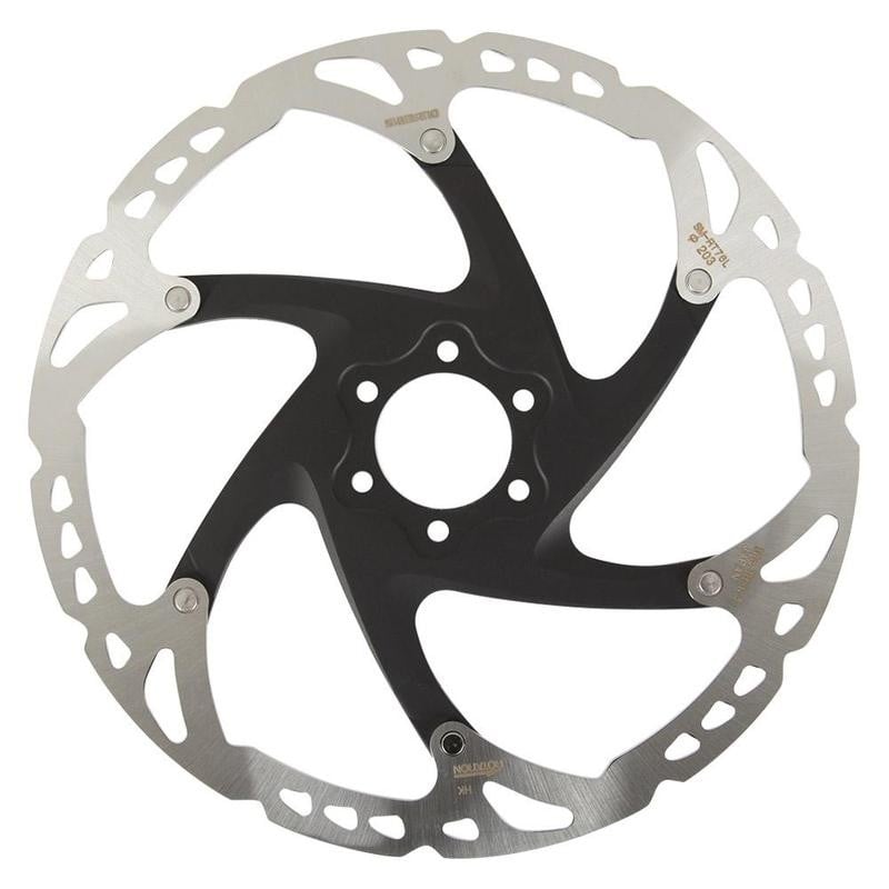 Rotor pentru frana pe disc Shimano Deore XT SM-RT76-L 203mm, 6 suruburi