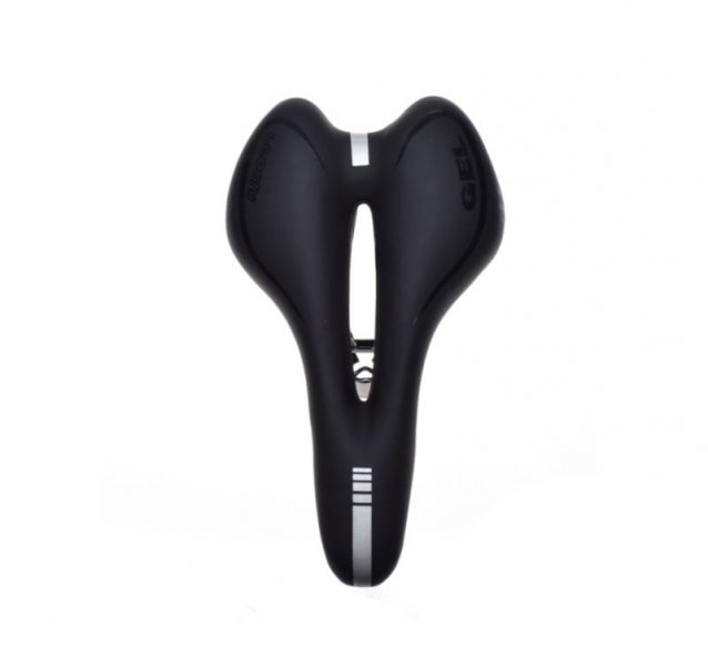 Sa bicicleta, confort gel, cu gaura ventilatie, culoare negru [2]
