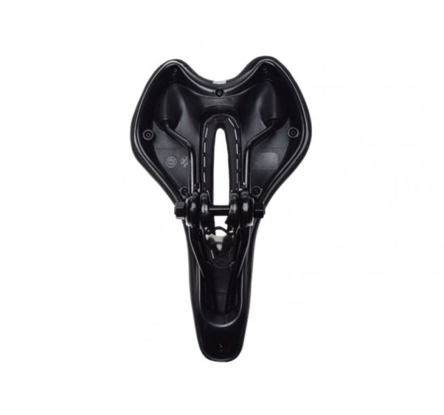 Sa bicicleta, confort gel, cu gaura ventilatie, culoare negru/rosu [3]