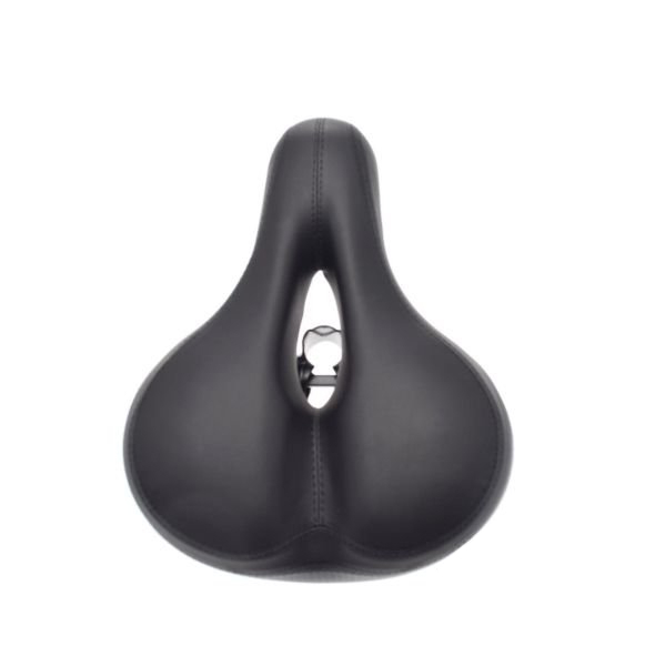 Sa bicicleta din elastomer, Leoshi, exterior poliuretan flexibil, culoare negru [2]