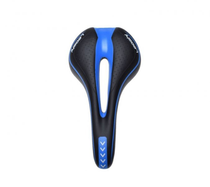Sa bicicleta, Leoshi, culoare negru/albastru, cu gaura ventilatie [2]