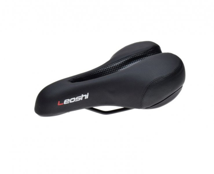 Sa bicicleta, Leoshi, culoare negru, cu gaura ventilatie