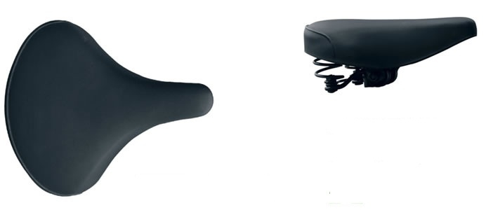 Sa biciclete AZ-16 Jet Selle cu arcuri, culoare negru [2]
