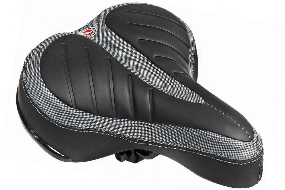 Sa biciclete AZ-92BF-3Q Jet Selle, cu arcuri, culoare negru alb