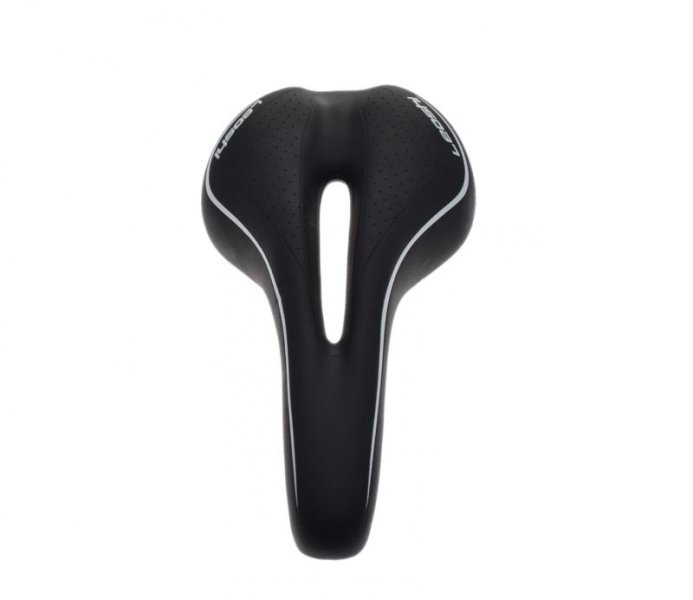 Sa biciclete, Leoshi, culoare negru/alb cu gaura de aerisire, 275x150 mm, 338 g [2]