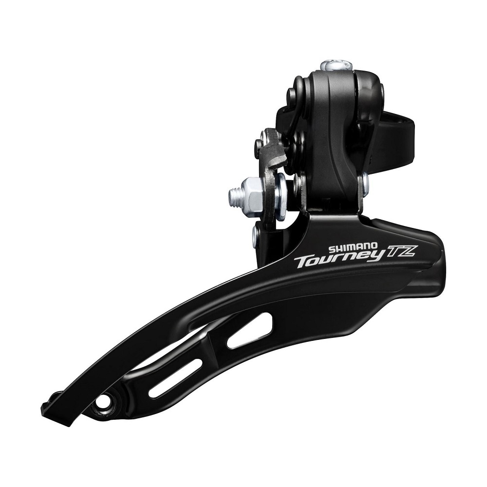 Schimbator fata Shimano Tourney Fd-Tz510-Ds6 triplu pentru 6 7 viteze pe spate tragere de jos culoare negru