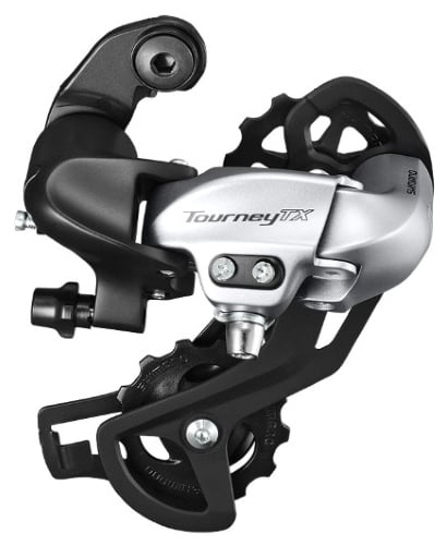 Schimbator Spate Shimano Tourney RD-TX800 7 8 Vit Prindere Surub, Argintiu