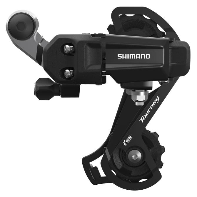 Schimbator Spate Shimano Tourney RD-TY200-GS 6 7Vit, Printare de ax, Negru