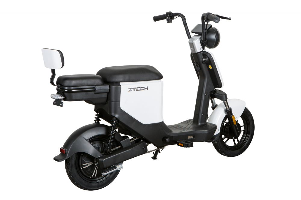 Scuter electric Z-TECH ZT-05, motor 350W, 48V, 12Ah , autonomie 30km, fara permis, culoare alb [4]