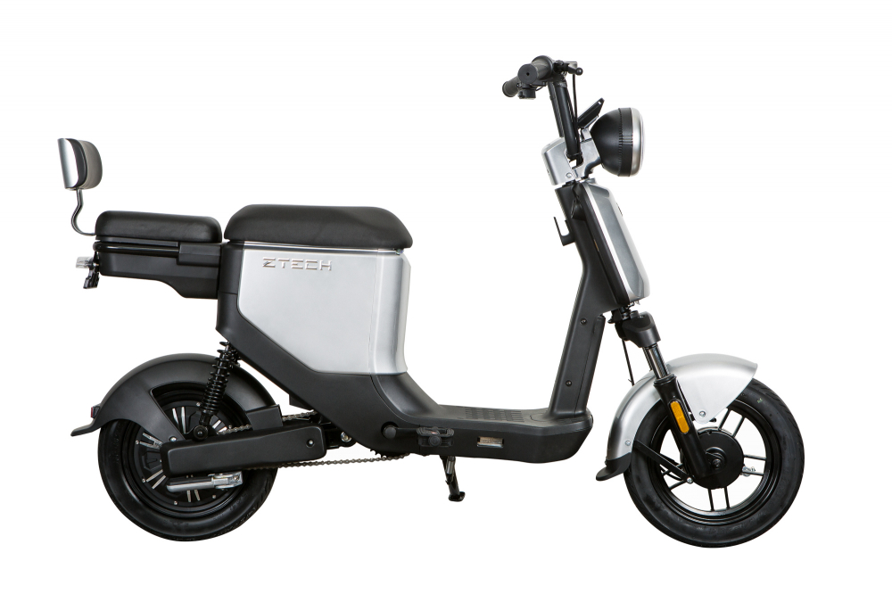 Scuter electric Z-TECH ZT-05, motor 350W, 48V, 12Ah , autonomie 30km, fara permis, culoare gri [3]