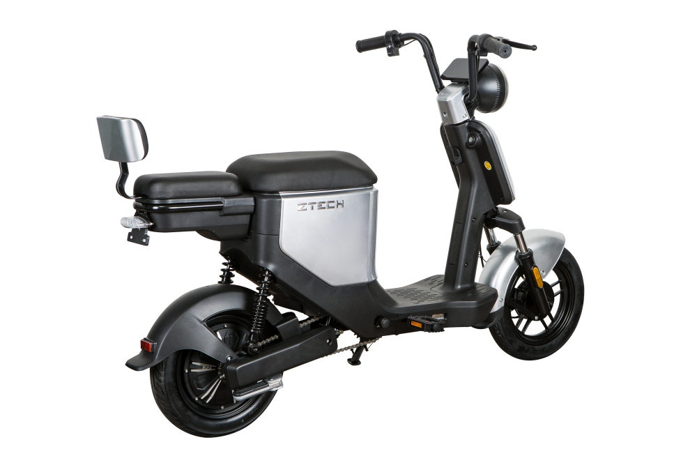 Scuter electric Z-TECH ZT-05, motor 350W, 48V, 12Ah , autonomie 30km, fara permis, culoare gri [4]