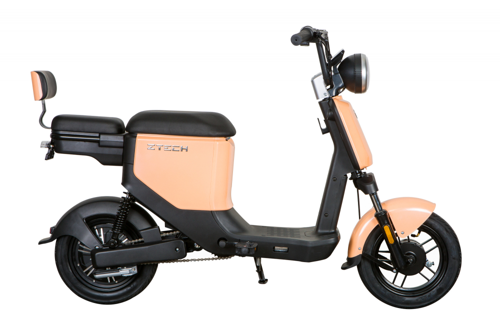 Scuter electric Z-TECH ZT-05, motor 350W, 48V, 12Ah , autonomie 30km, fara permis, culoare portocaliu [3]