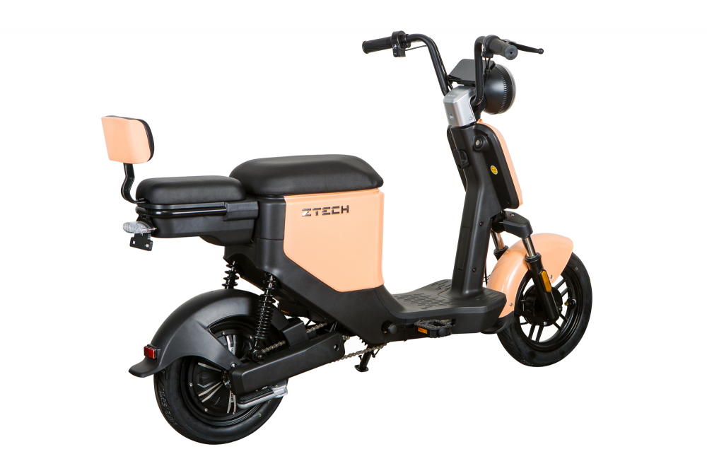 Scuter electric Z-TECH ZT-05, motor 350W, 48V, 12Ah , autonomie 30km, fara permis, culoare portocaliu [4]