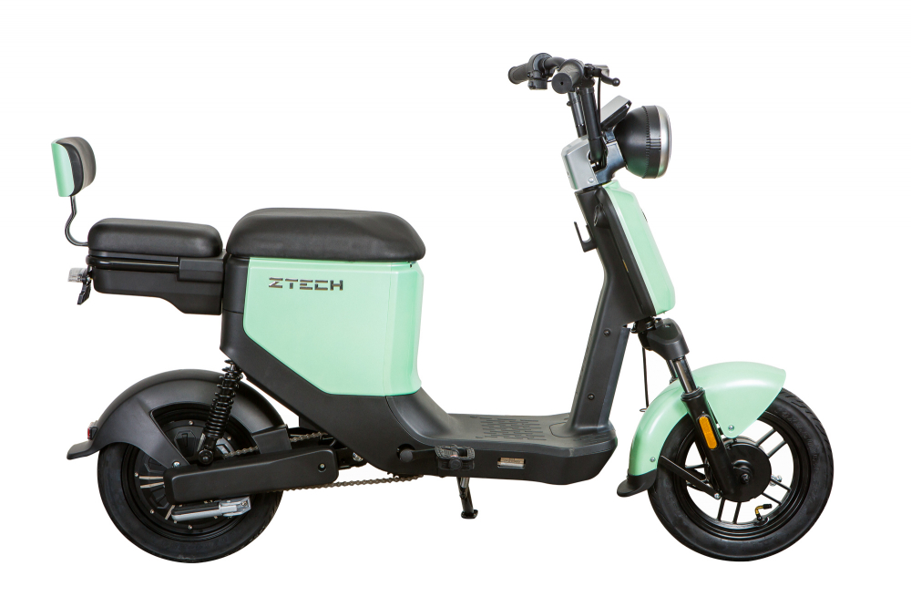 Scuter electric Z-TECH ZT-05, motor 350W, 48V, 12Ah , autonomie 30km, fara permis, culoare verde [4]