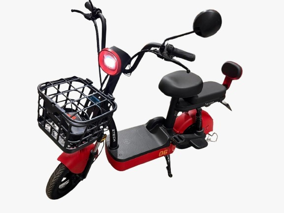 Scuter electric 350W, 48V, 12Ah, 25km/h, NoMad2.0 EEC, culoare rosu [2]