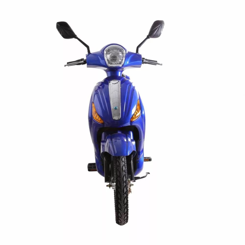 Scuter electric ZT-09, culoare albastru, cu motor 900W, acumulator 48V, 12 Ah, autonomie 25km [4]