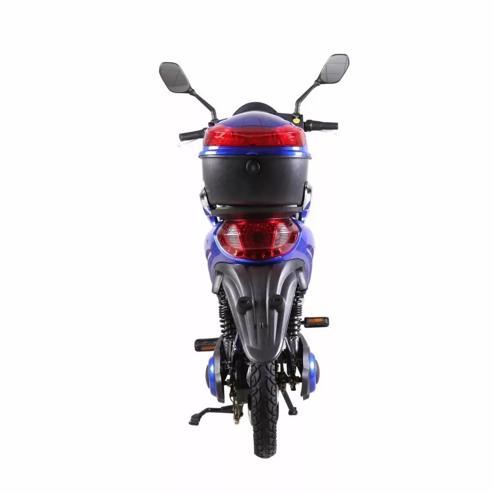 Scuter electric ZT-09, culoare albastru, cu motor 900W, acumulator 48V, 12 Ah, autonomie 25km [2]
