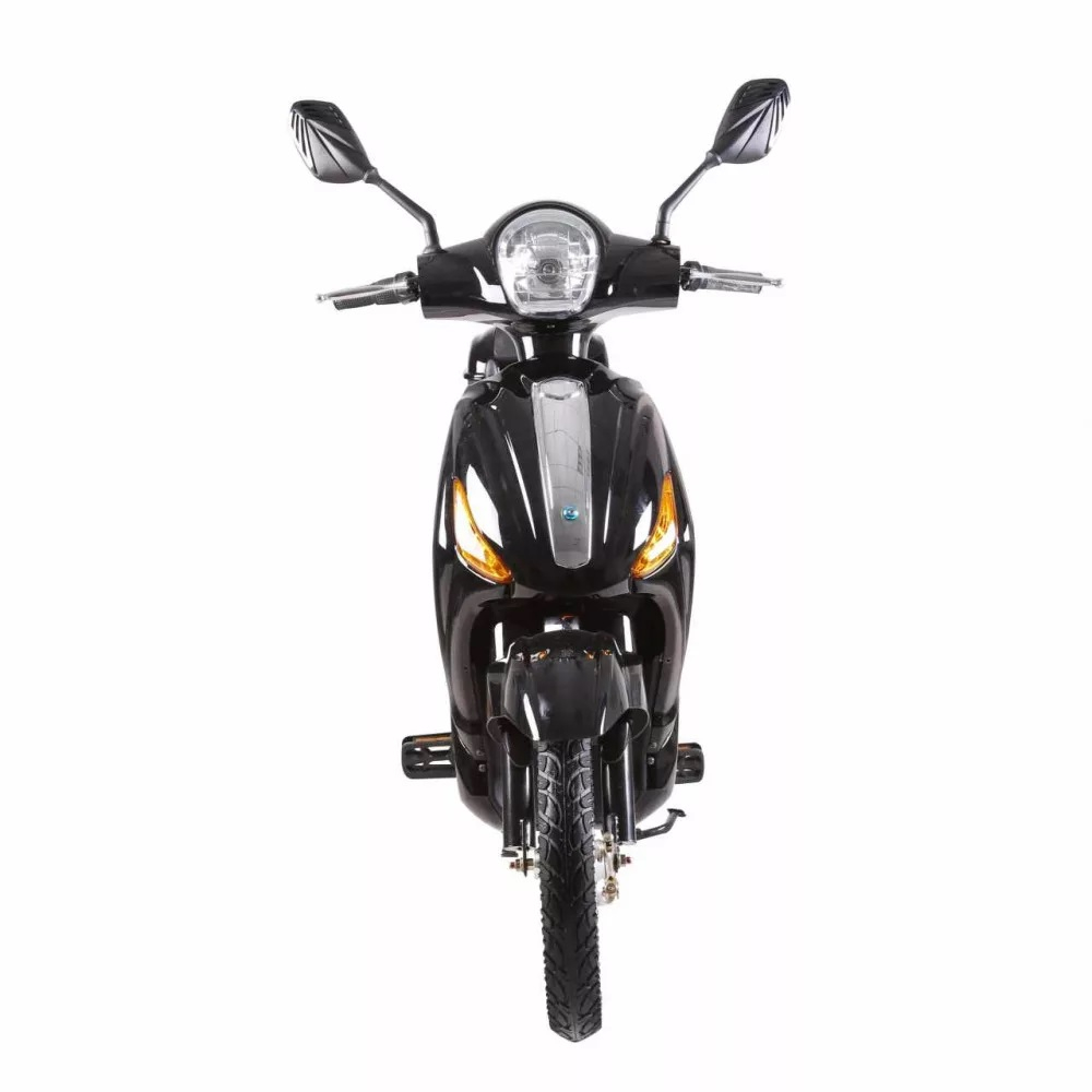 Scuter electric ZT-09, culoare negru, cu motor 900W, acumulator 48V, 12 Ah, autonomie 25km [2]