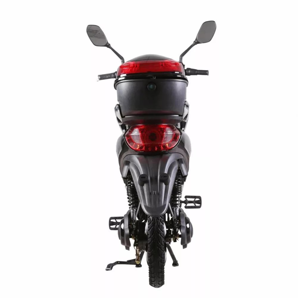 Scuter electric ZT-09, culoare negru, cu motor 900W, acumulator 48V, 12 Ah, autonomie 25km [3]