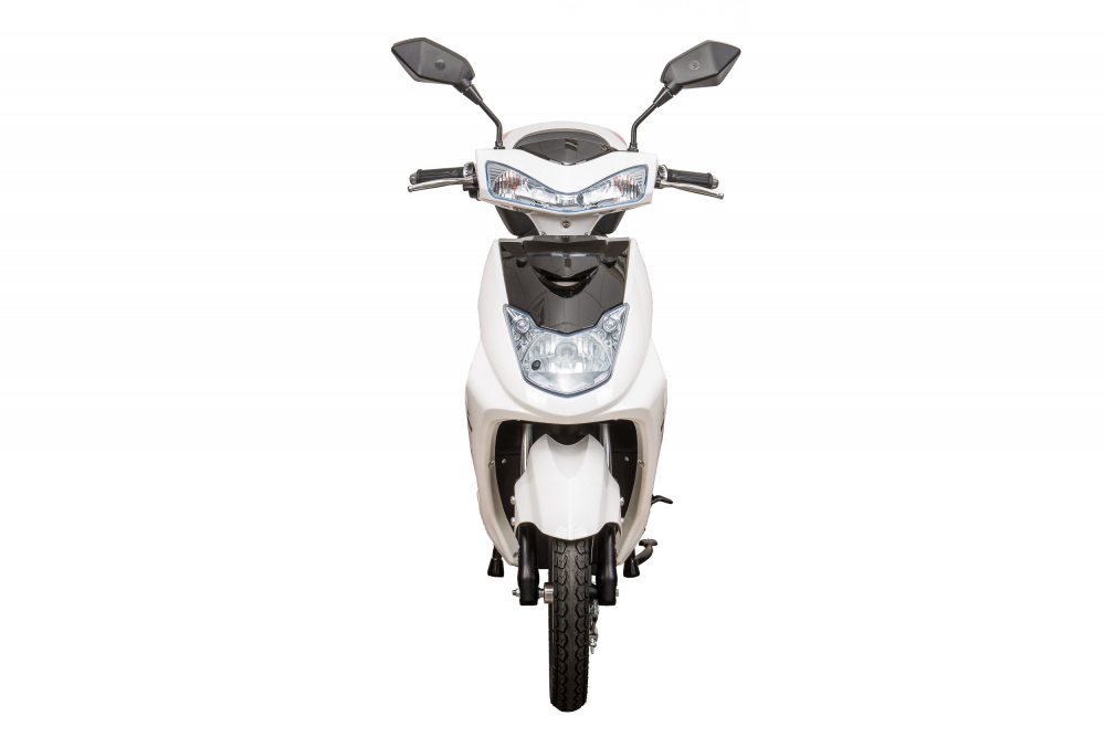 Scuter electric ZT-27 Warrior, culoare alb, cu motor 900W, acumulator 48V, 20 Ah, autonomie 45km, Premium [2]