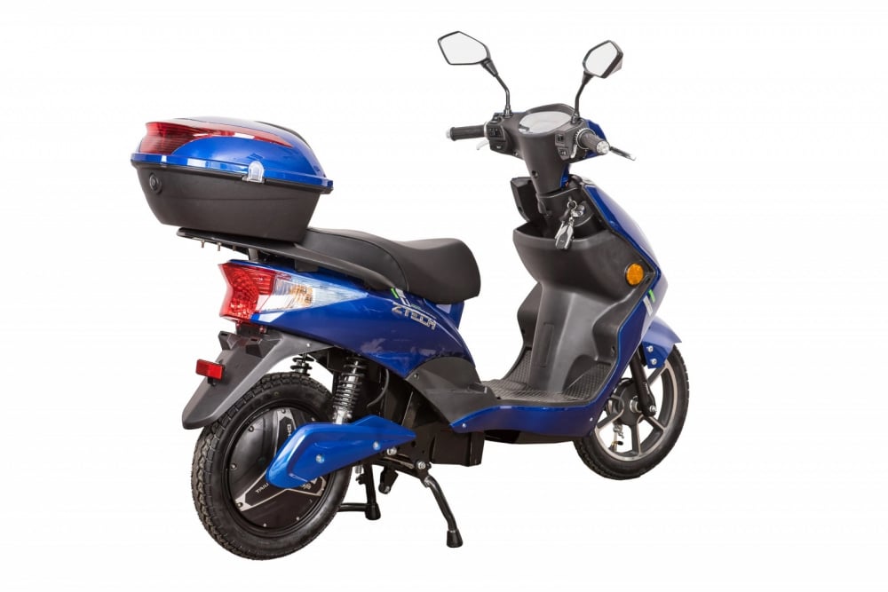 Scuter electric ZT-27 Warrior, culoare albastru, cu motor 900W, acumulator 48V, 13.2 Ah, autonomie 35km [2]