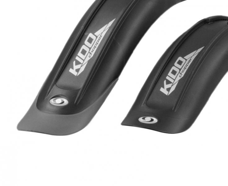 Set 2 aparatori noroi 16”-18”, prindere sa, Negru/Titan [2]