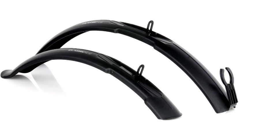 Set 2 aparatori roti biciclete 24"-26", Simpla Classic SDE universale, culoare negru [3]
