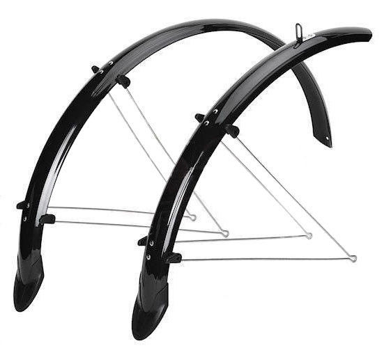 Set 2 aparatori roti biciclete, Orion 26     53mm OR-type, culoare negru