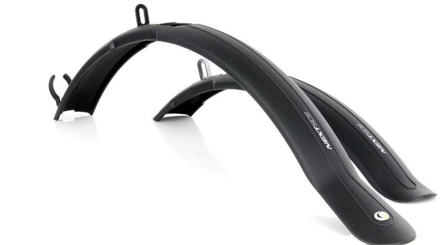 Set 2 aparatori roti biciclete, Simpla Next SDS 26"-28", culoare negru [2]