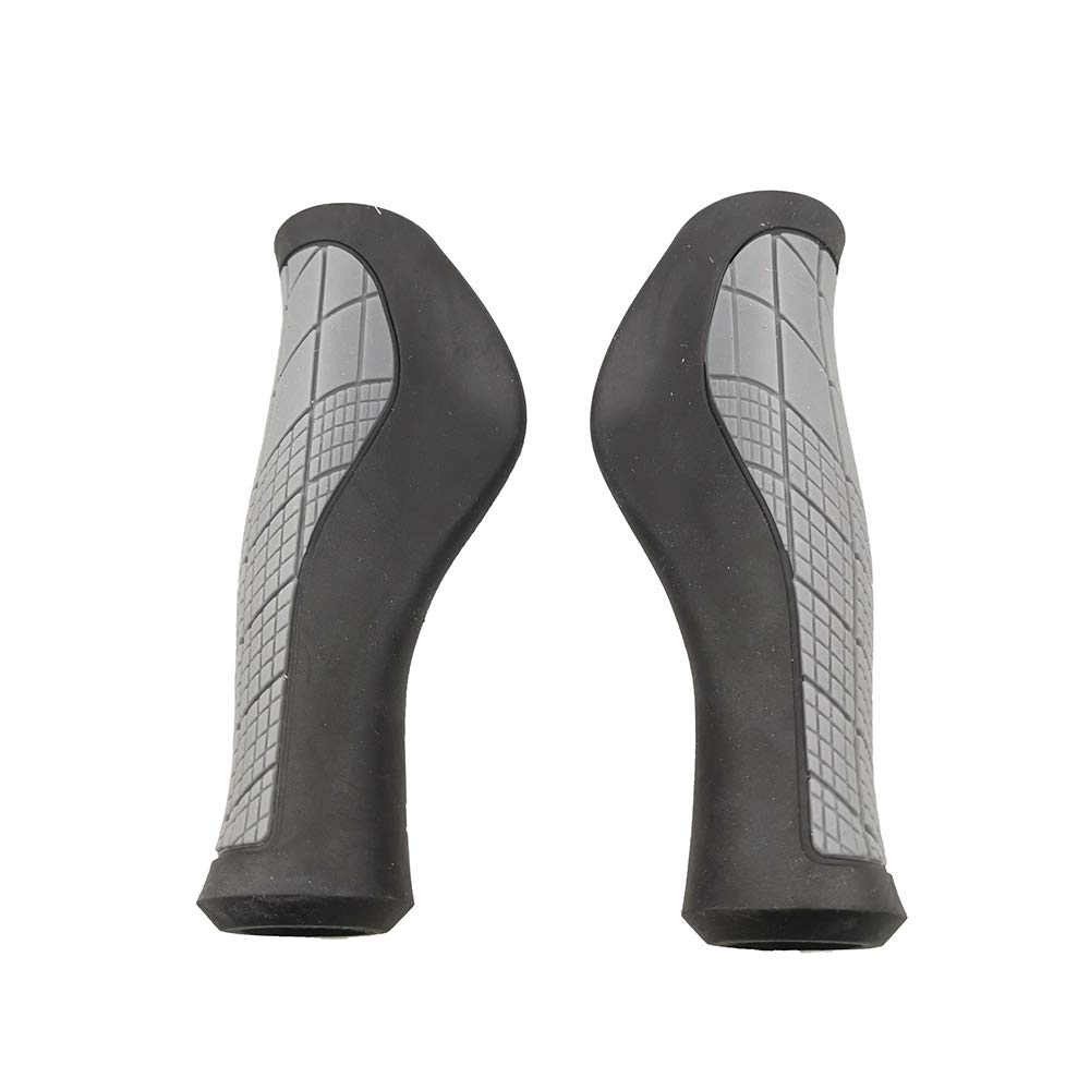 Set 2 mansoane bicicleta Jet G-307 ergonomice, culoare negru/gri [3]