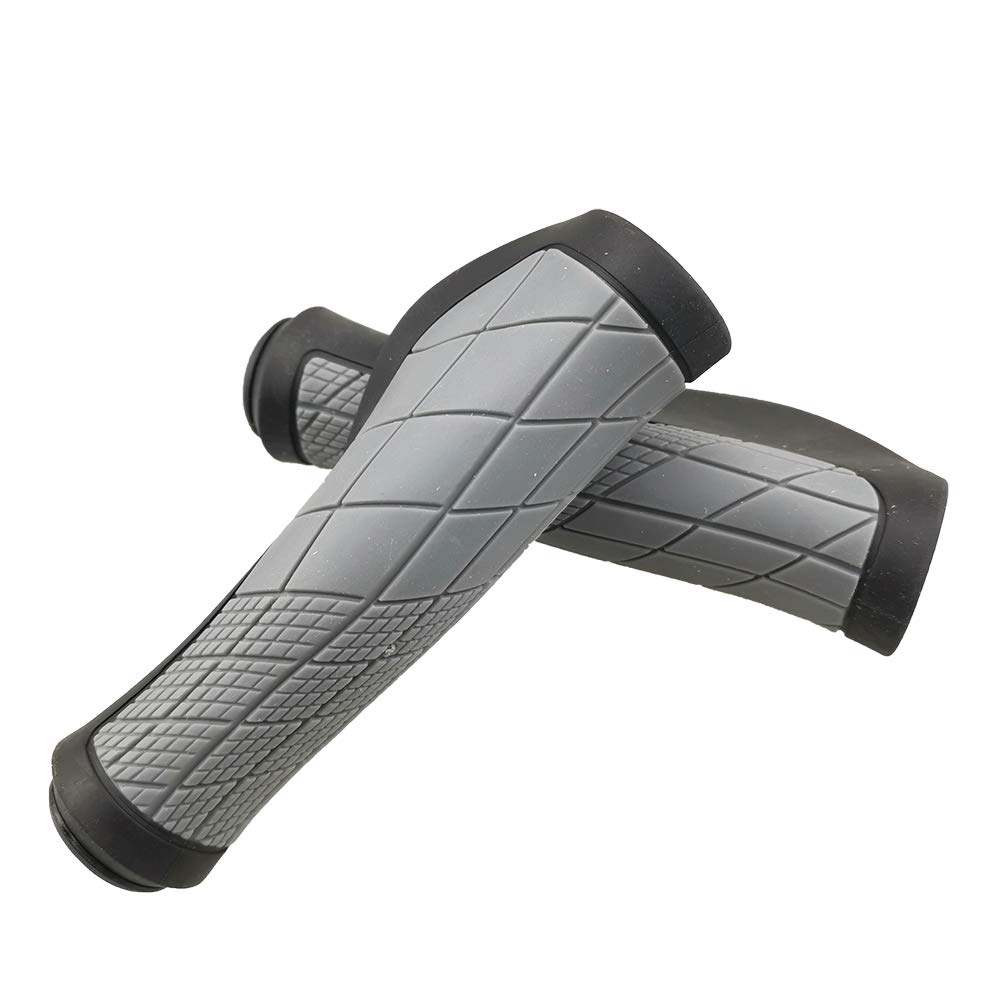 Set 2 mansoane bicicleta Jet G-307 ergonomice, culoare negru/gri [4]