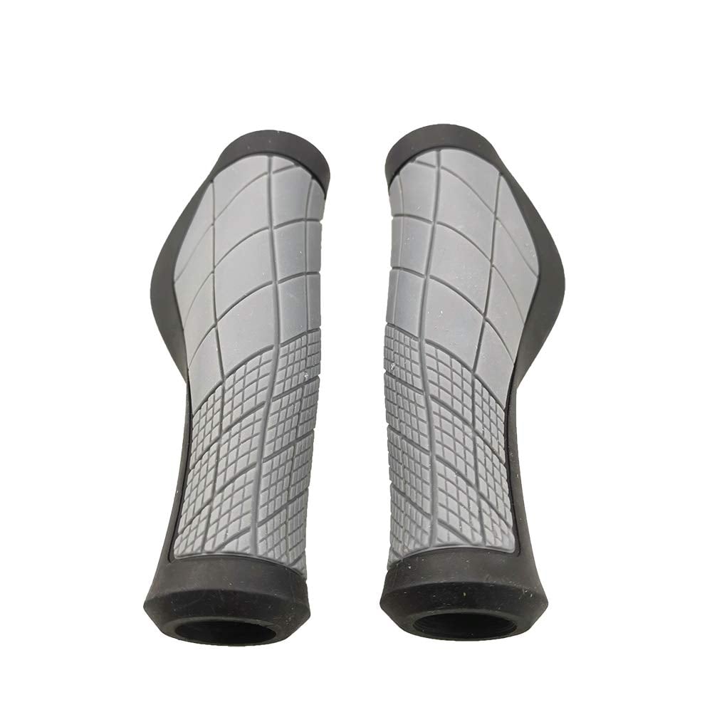 Set 2 mansoane bicicleta Jet G-307 ergonomice, culoare negru/gri [2]