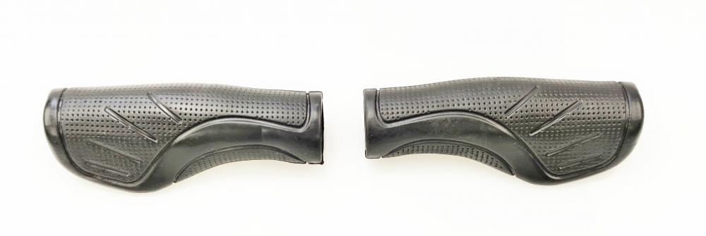 Set 2 mansoane biciclete KRIS Ergo 0104 T, 120mm, culoare negru [3]