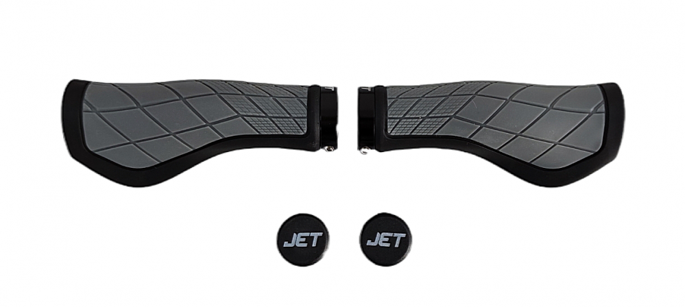 Set 2 mansoane ergonomice, Jet G-315, culoare negru/gri [2]