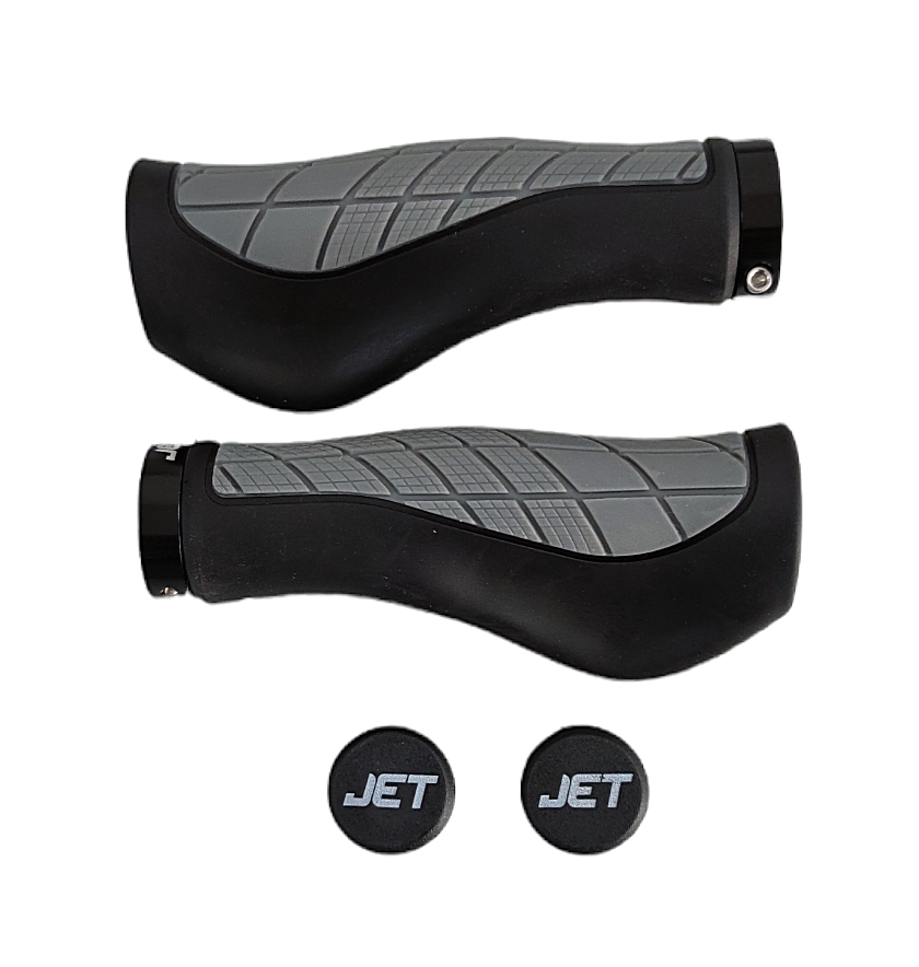Set 2 mansoane ergonomice, Jet G-315, culoare negru/gri [5]