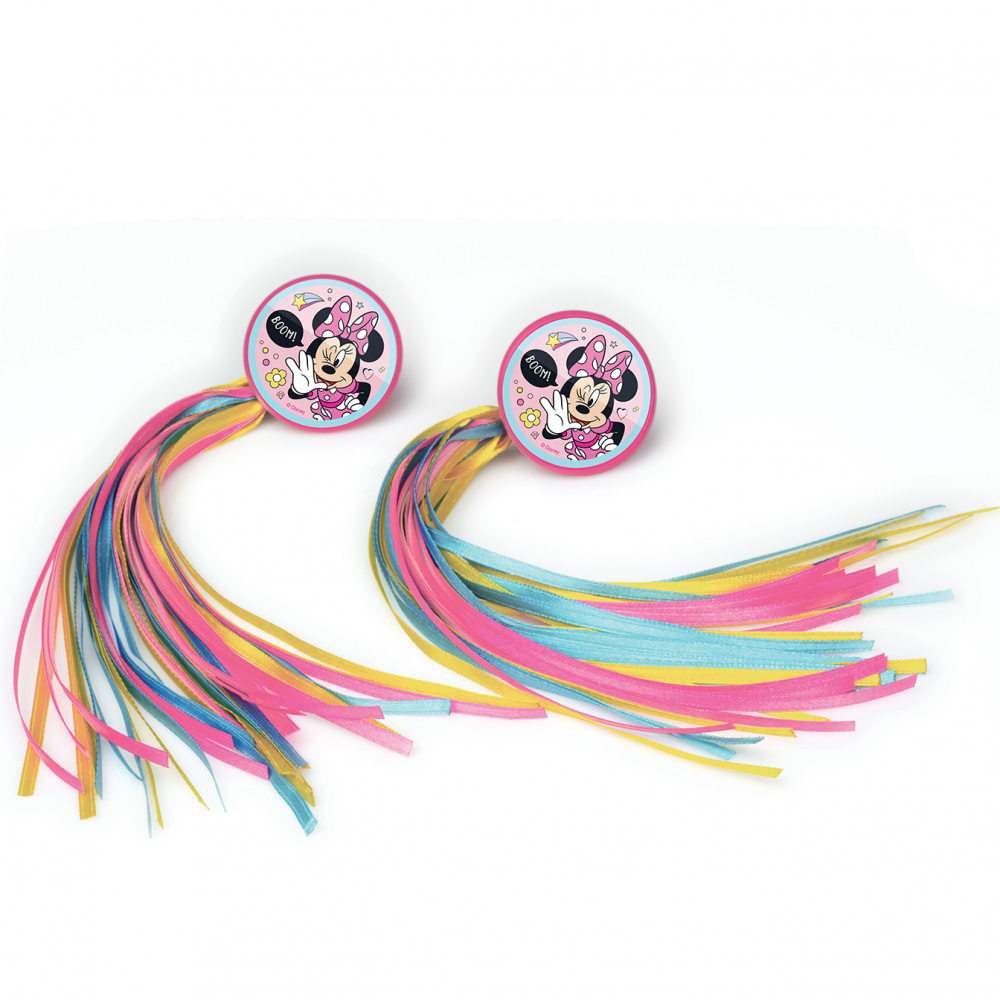 Set 2 ornamente ghidon biciclete copii, model Disney Minnie