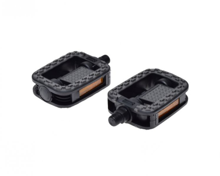 Set 2 pedale din plastic filet 9/16, Wellgo culoare negru [2]