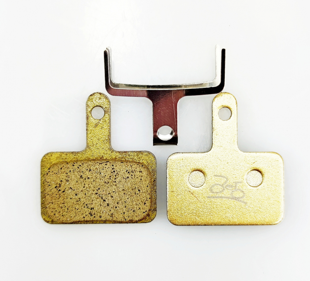 Set 2 placute frana JET-04 metalice, Shimano Deore M515/M516/Acera M415,Tektro Auriga [2]