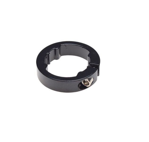 Set 4 inele fixare mansoane biciclete, culoare negru, din aluminiu [2]