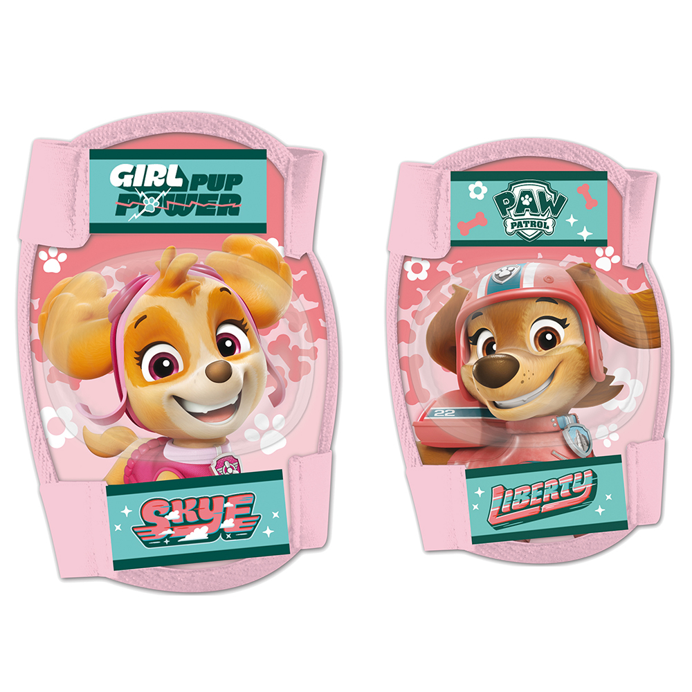 Set cotiere si genunchiere pentru fete Paw Patrol