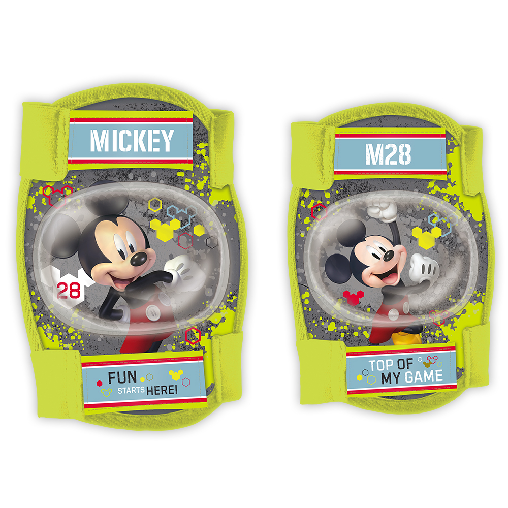 Set cotiere si genunchiere pentru copii Mickey Mouse