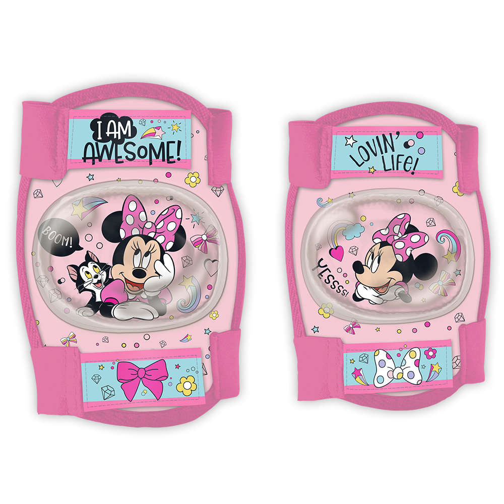 Set cotiere si genunchiere pentru copii Minnie Mouse