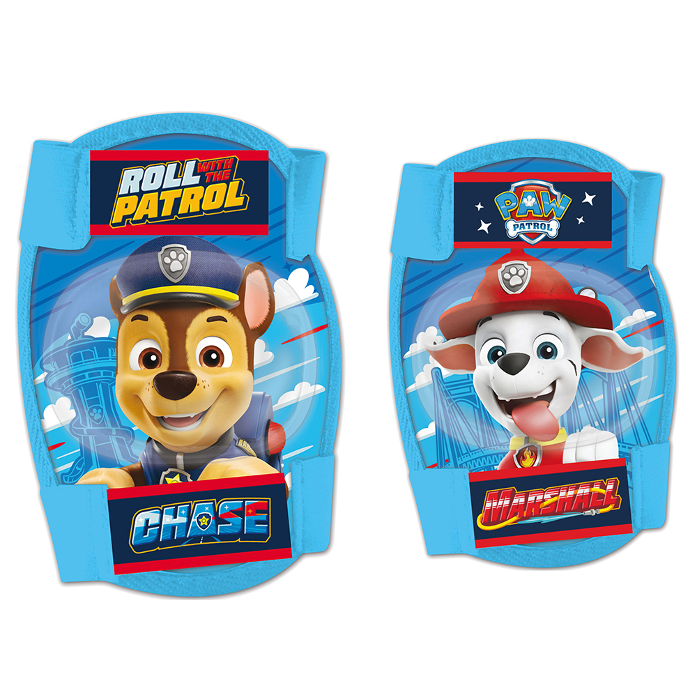 Set cotiere si genunchiere pentru baieti Paw Patrol