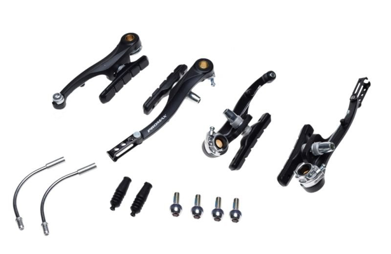 Set frane v-brake negre, fata-spate biciclete