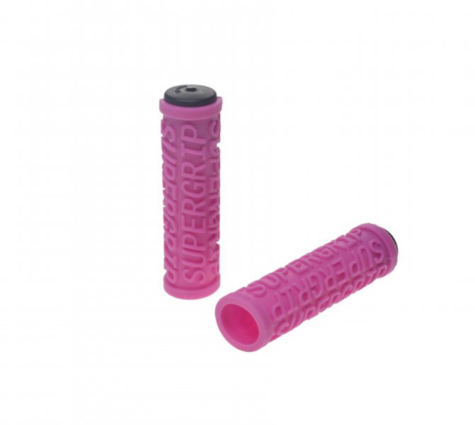 Mansoane bicicleta, lungime 100mm, culoare roz