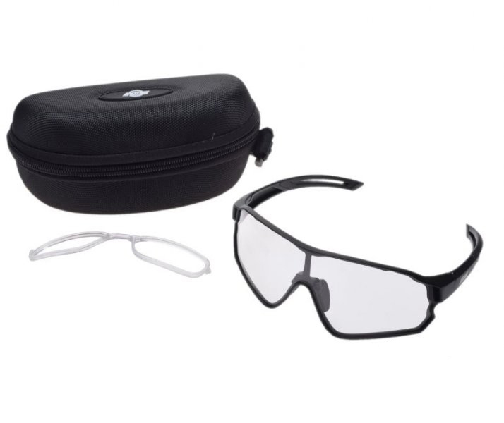 Set ochelari biciclisti rama neagra,protectie uv400,protectie UVA si UVB [2]