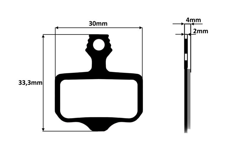 Set placute semimetalice,compatibil DB5, DB3, DB1, Elixir R, CR, CR Mag, 1, 3, 5, 7, 9, X.0, XX [2]
