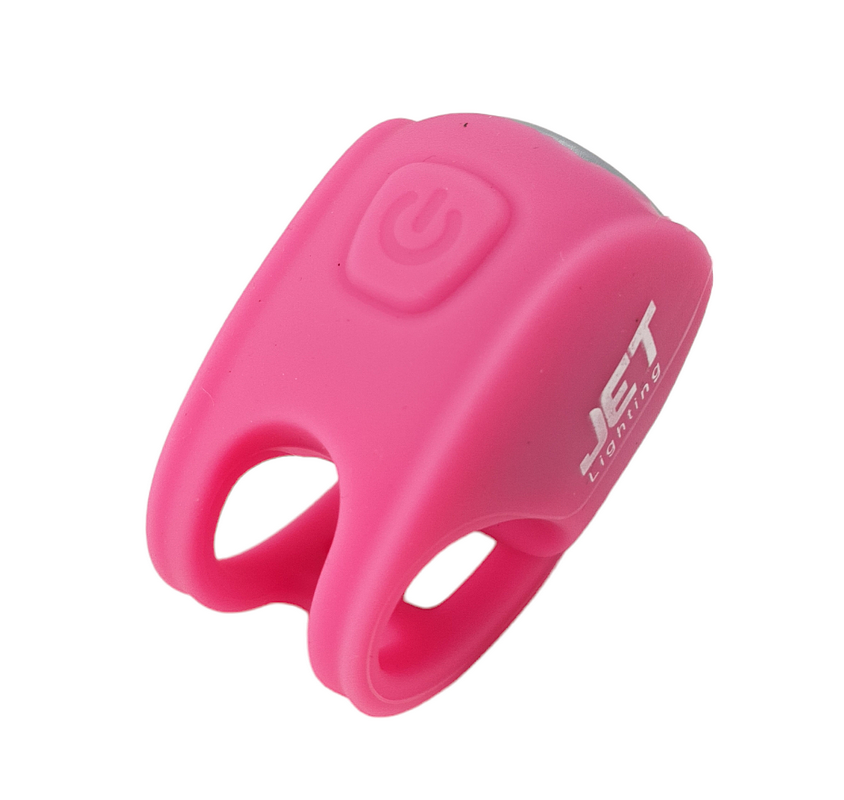 Sonerie biciclete electronica B18-90db carcasa siliconica roz [3]