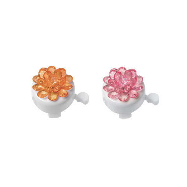 Sonerie BTA 3D Flowers clasica, din otel, diametru 55mm, model floare 3d