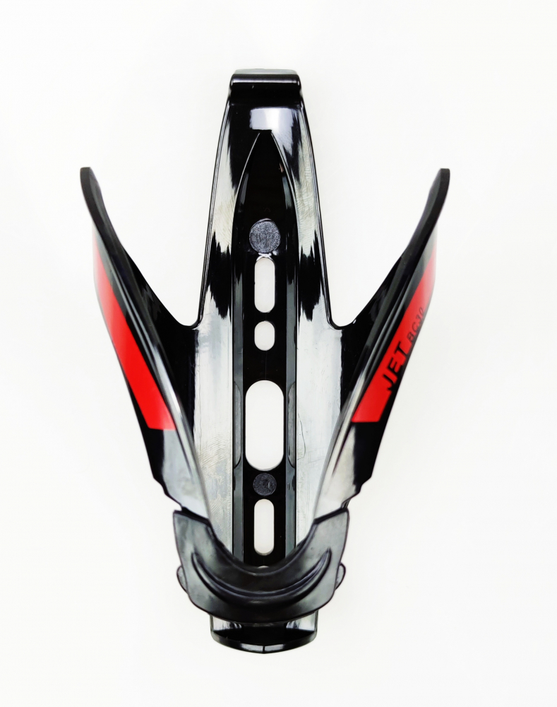 Suport bidon apa JET-BC30 superlight, culoare negru/rosu [2]